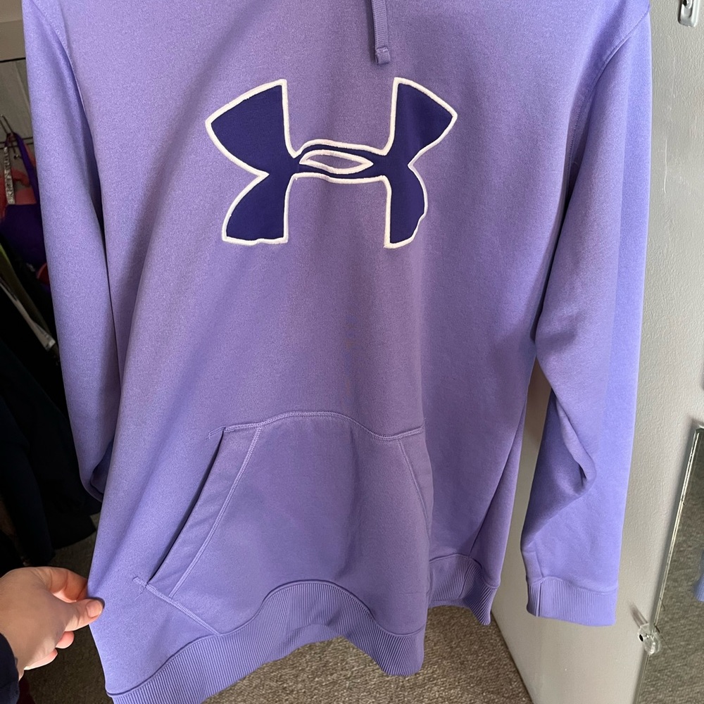 Purple extra large womens under armor hoodie